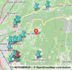 Mappa Str. alle Gorghe, 38121 Vigo Meano TN, Italia (2.8905)