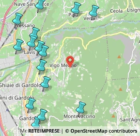 Mappa Strada alle Gorghe, 38121 Vigo Meano TN, Italia (2.77067)