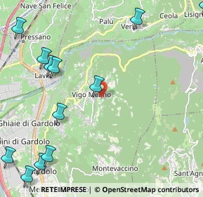 Mappa Strada alle Gorghe, 38121 Vigo Meano TN, Italia (3.17385)