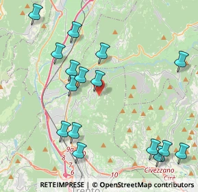 Mappa Str. alle Gorghe, 38121 Vigo Meano TN, Italia (4.70875)