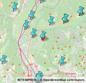Mappa Strada alle Gorghe, 38121 Vigo Meano TN, Italia (6.056)