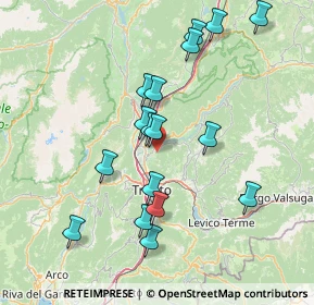 Mappa Str. alle Gorghe, 38121 Vigo Meano TN, Italia (14.62882)