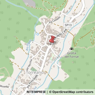 Mappa Piazza A. Malignani, 5, 33040 Torreano UD, Italia, 33040 Torreano, Udine (Friuli-Venezia Giulia)