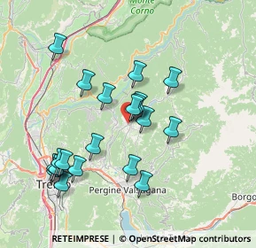 Mappa Via delle Segherie, 38042 Baselga di Piné TN, Italia (7.0465)