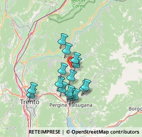 Mappa Via delle Segherie, 38042 Baselga di Piné TN, Italia (5.84188)