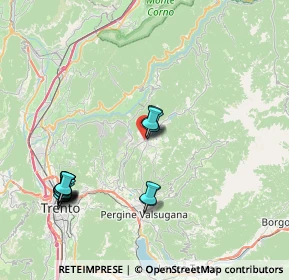 Mappa Via delle Segherie, 38042 Baselga di Piné TN, Italia (8.52857)