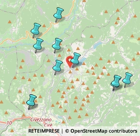 Mappa Via delle Segherie, 38042 Baselga di Piné TN, Italia (4.42636)