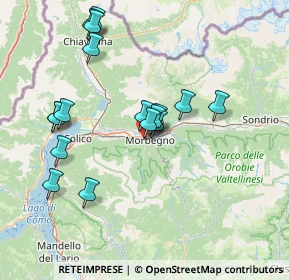 Mappa Via Neresina, 23013 Cosio Valtellino SO, Italia (14.33059)