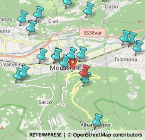 Mappa Via per S. Marco, 23017 Morbegno SO, Italia (2.2695)