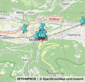 Mappa Via per S. Marco, 23017 Morbegno SO, Italia (0.82455)