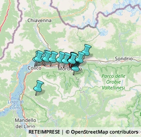 Mappa Via per S. Marco, 23017 Morbegno SO, Italia (6.946)