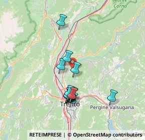 Mappa Via dei Campi, 38121 Vigo Meano TN, Italia (6.49857)