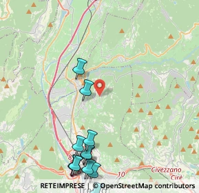 Mappa Via dei Campi, 38121 Vigo Meano TN, Italia (6.00125)