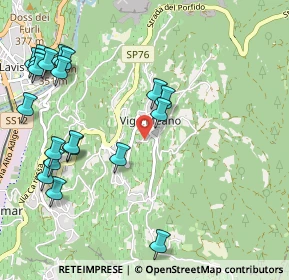 Mappa Via dei Campi, 38121 Vigo Meano TN, Italia (1.2585)