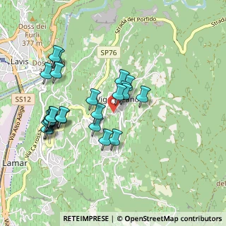 Mappa Via dei Campi, 38121 Vigo Meano TN, Italia (0.908)