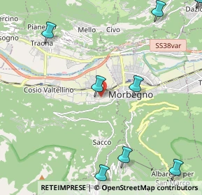 Mappa Via D. Bernasconi, 23013 Cosio Valtellino SO, Italia (3.33727)