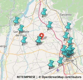 Mappa Strada 4 Venti, 33034 Fagagna UD, Italia (9.2325)