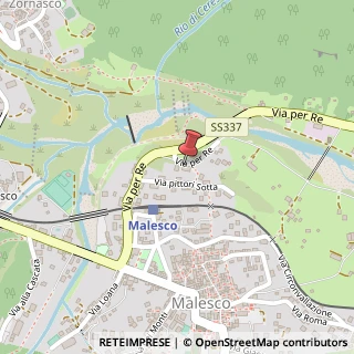 Mappa Via per Re, 51, 28854 Malesco, Verbano-Cusio-Ossola (Piemonte)