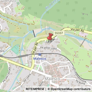 Mappa Via per Re, 47, 28854 Malesco, Verbano-Cusio-Ossola (Piemonte)