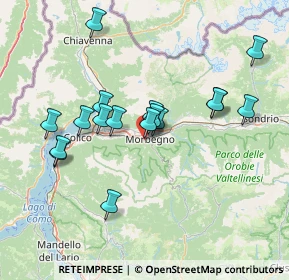 Mappa Via Pedemontana, 23013 Cosio Valtellino SO, Italia (13.44059)