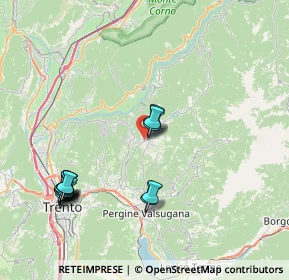 Mappa Via del Capitel, 38042 Baselga di Piné TN, Italia (8.42857)