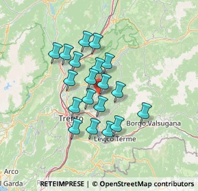 Mappa Via del Capitel, 38042 Baselga di Piné TN, Italia (10.56684)