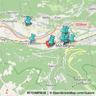 Mappa Via Brugnini, 23013 Cosio Valtellino SO, Italia (1.45429)