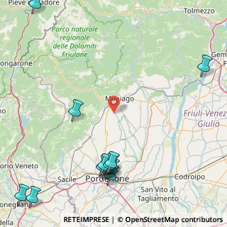 Mappa Strada Regionale, 33080 Vajont PN, Italia (24.12923)