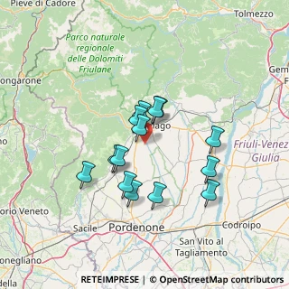 Mappa Strada Regionale, 33086 Maniago PN, Italia (11.135)