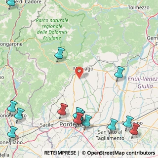 Mappa Strada Regionale, 33080 Vajont PN, Italia (25.972)