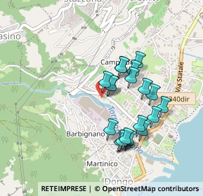 Mappa Via Gian Pietro Matteri, 22014 Dongo CO, Italia (0.386)