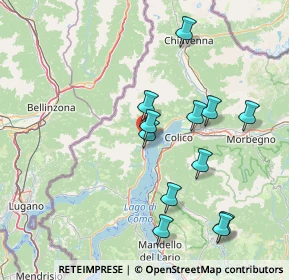 Mappa Via Gian Pietro Matteri, 22014 Dongo CO, Italia (14.8375)