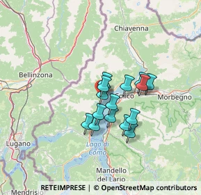 Mappa Via Gian Pietro Matteri, 22014 Dongo CO, Italia (9.36267)