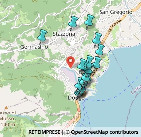 Mappa Via Gian Pietro Matteri, 22014 Dongo CO, Italia (0.7165)