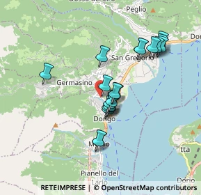 Mappa Via Gian Pietro Matteri, 22014 Dongo CO, Italia (1.505)