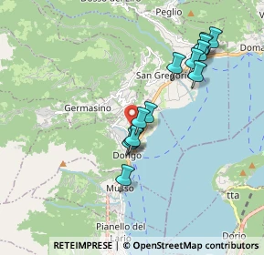 Mappa Via Campiedi, 22014 Dongo CO, Italia (1.69923)