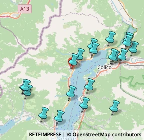 Mappa Via Campiedi, 22014 Dongo CO, Italia (9.027)