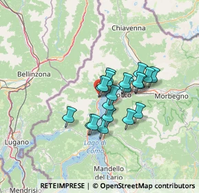 Mappa Via Campiedi, 22014 Dongo CO, Italia (9.197)