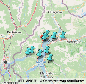 Mappa Via Aldo Rumi, 22014 Dongo CO, Italia (9.665)