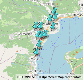 Mappa Via Aldo Rumi, 22014 Dongo CO, Italia (1.16)