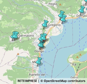 Mappa Via Aldo Rumi, 22014 Dongo CO, Italia (2.22154)