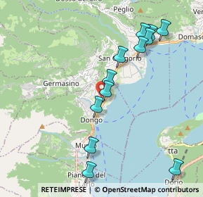 Mappa Via Aldo Rumi, 22014 Dongo CO, Italia (2.06833)