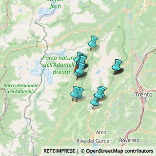 Mappa Via A. Diaz, 38080 Caderzone Terme TN, Italia (8.919)