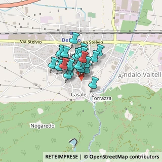 Mappa Via Luigi Torelli, 23014 Delebio SO, Italia (0.232)