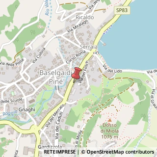 Mappa Via Cesare Battisti, 68, 38042 Baselga di Piné, Trento (Trentino-Alto Adige)