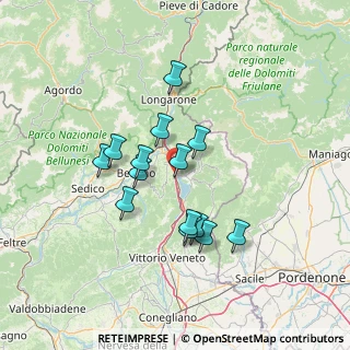 Mappa Frazione La Secca, 32014 Ponte nelle Alpi BL, Italia (11.55357)