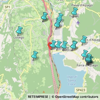 Mappa Frazione La Secca, 32014 Ponte nelle Alpi BL, Italia (2.3525)