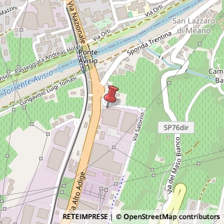 Mappa Via Salorno, 2, 38000 Trento, Trento (Trentino-Alto Adige)