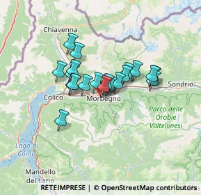 Mappa Via Nazionale, 23013 Cosio Valtellino SO, Italia (9.3215)