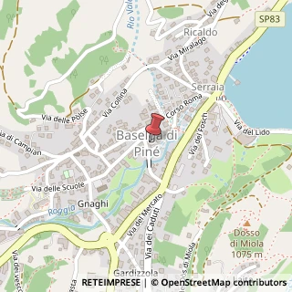 Mappa Via del Ferar, 14, 38042 Baselga di Piné, Trento (Trentino-Alto Adige)